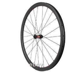 700c Gravel Road Bike Wheelset Carbon Fiber Clincher Wheels 28x35/40/45/50/55mm