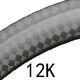 700c Road Bike Carbon Fiber Wheels 28mm Width 35mm Deep 6 Spokes Disc Brake