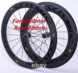 700c Road Bike Wheelset Carbon Fiber Wheels V Brake