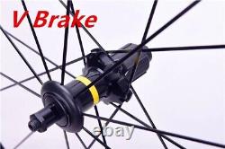 700c Road Bike Wheelset Carbon Fiber Wheels V Brake