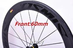 700c Road Bike Wheelset Carbon Fiber Wheels V Brake