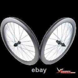 700c Road Gravel Bike Carbon Fiber Wheelset 25mm 28mm Wide 35mm 45mm 55mm Depth