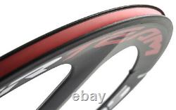 70mm Front Tri Spoke Road Bike Carbon Fiber Wheel Tri Spoke Bicycle Wheel 700C