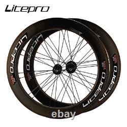 AERO Depth 50MM Carbon Fiber Wheels 20Inch 406 451 349 Folding Bike Wheelset