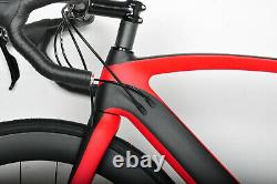 AERO Road Bike Disc brake carbon frame carbon wheels 700C race full bicycle