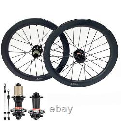 AIRWOLF 20 Inch 406/451 Carbon Folding Bike Wheelset Bicycle Rims Novatec791/792