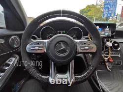 AMG Carbon Fiber Steering Wheel for Mercedes-Benz AMG E G CLS63 E300 Alcantara