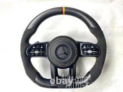 AMG Carbon Fiber Steering Wheel for Mercedes-Benz G63 C63 E63 GT S63 CL63 to NEW