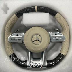 AMG Carbon Fiber Steering Wheel for Mercedes-Benz G63 C63 E63 GT S63 CL63 to NEW