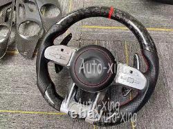 AMG New Carbon Fiber Steering Wheel for Mercedes-Benz C43G500 E300 GT C300 2002+