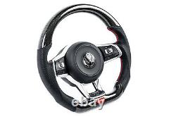 APR MS100201 Carbon Fiber Steering Wheel Fits VW Volkswagen MK7 GTI GLI