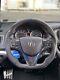 Acura tlx 2015 2020 Carbon fiber steering wheel Black leather Blue stitching
