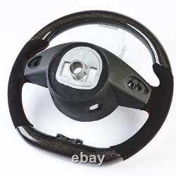 Alcantara Carbon Fiber Steering Wheel for Mercedes AMG C43 C63 E63 S63 W205 C63