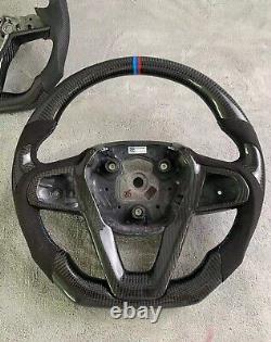 Alcantara Carbon fiber Steering wheel+Cover+Horn For BMW 3/5/7 Series X5 X7/6sGT