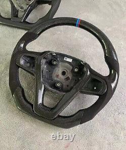 Alcantara Carbon fiber Steering wheel+Cover+Horn For BMW 3/5/7 Series X5 X7/6sGT