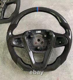Alcantara Carbon fiber Steering wheel+Cover+Horn For BMW 3/5/7 Series X5 X7/6sGT