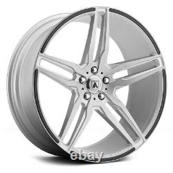 Asanti ABL-12 ORION Wheels 22x10.5 (35, 5x114.3, 72.6) Silver Rims Set of 4