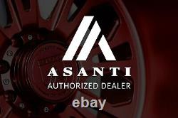 Asanti ABL-20 ARIES Wheels 22x10.5 (25, 5x114.3, 72.56) Silver Rims Set of 4