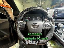 Asmodus Custom Carbon Fiber Steering Wheel 2021-23 HIGHLANDER 21-23 SIENNA RED