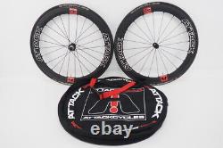 Attack Bicycles Attack Gear 6C Deep Dish Aero/TT/Tri Carbon Fiber Wheelset 11spd