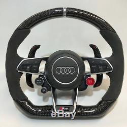 Audi 2018 AUDI TT RS R8 Quattro S-line Alcantara Carbon Custom Steering wheel