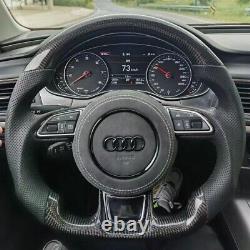 Audi A4A3A5A6S3S4S5RS7A7 Carbon Fiber Steering Wheel Leather Customize