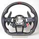 Audi Carbon Fiber Leather Steering Wheel Kit Start Buttons Sport Very