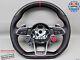 Audi R8 V10 4S TT TTR TT RS 8S Red Ring Perforate Small Carbon Steering Wheel V3