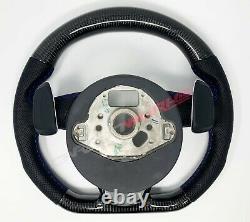 Audi RS4 RS6 RS7 SQ5 B8 C7 LED Carbon Fibre Steering Wheel Customisable Option