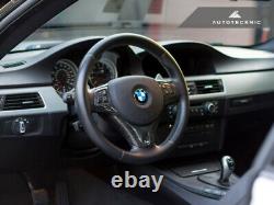AutoTecknic Carbon Fiber Steering Wheel Trim Fits BMW E9X M3 E82 1M Coupe