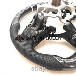 BLACK HONEYCOMB CARBONFIBER Steering Wheel FOR INFINITI q50q60QX50QX55 WHITERING