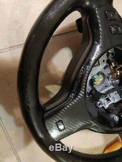 BMW 540 530 330 E39 E46 Steering Wheel Center Bezel M Trim M3 M5 Carbon fiber