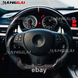 BMW Carbon Fiber Sport Steering Wheel For 1 3 X5 Series E70 E81 E87 E90 E91 E92
