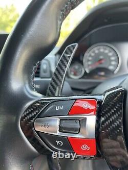 BMW Carbon Fiber Steering Wheel Shift Gear Paddles F10 F11 F12 F13 5 6 Series
