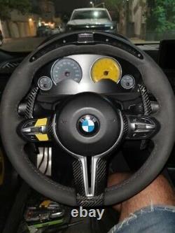 BMW Carbon Fiber Steering Wheel Shift Gear Paddles M5 M6 F10 F12 F13 F06 X3M X5M