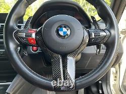 BMW Carbon Fiber Steering Wheel shift gear pagaies M5 M6 F10 F12 F13 F06 X3M X5M