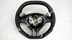 BMW E46 M3 Carbon fiber Steering Wheel with Shift Paddles