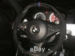 BMW E60M5 E63M6 OEM STEERING WHEEL REFINISHED IN CARBON FIBER with 400 refund