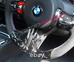 BMW M2 M3 M4 M5 M6 Carbon Fibre Steering Wheel Customisable LED Shift Lights