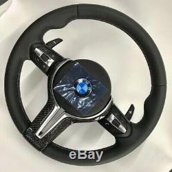 BMW M Performance Steering Wheel Paddels Vibro Heating Carbon fiber F series