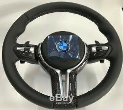BMW M Performance Steering Wheel Paddels Vibro Heating Carbon fiber F series