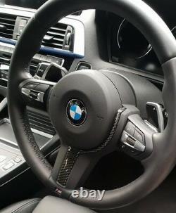 BMW M-Sport Carbon Fibre Steering Wheel Trim F20 F22 F30 F32 F36 F06 F13 X5