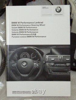 BMW OEM F87 M2 M Performance Alcantara Steering Wheel With Display & Carbon Trim