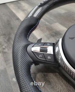 BMW STEERING WHEEL 5,6,7 Series Carbon Fiber Led F10 F06 F02 11-18 535 640i 740i