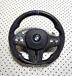BMW Steering Wheel Carbon Fiber 2,3,4,5,6,7 series x3 x5 x5 g20 f30 g80 g82