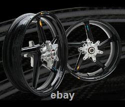 BST Carbon Fiber Rims Wheels Kawasaki ZX10R ZX-10R ZX10RR Wheel Rim Set 2016-21