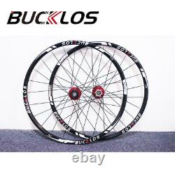 BUCKLOS 26 27.5 29 QR/Thru Wheel Carbon Hub MTB Wheelset Set (Front & Rear)