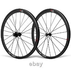 BUCKLOS Carbon Fiber Wheelset 700C 38/50mm Rim Tubeless/Clincher Road Bike Wheel
