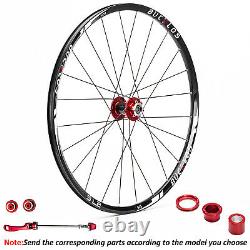 BUCKLOS MTB 26/27.5/29 Bike Wheel Set QR/Thru Axle Carbon Hub Clincher Disc Rim