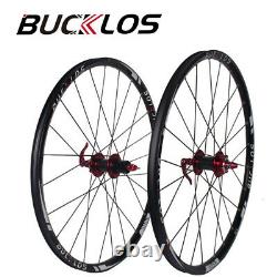 BUCKLOS QR/Thru MTB Wheelset Carbon Hub Wheel 26 27.5 29 Set (Front & Rear)